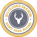 No Closed Season - Hunt Year Round